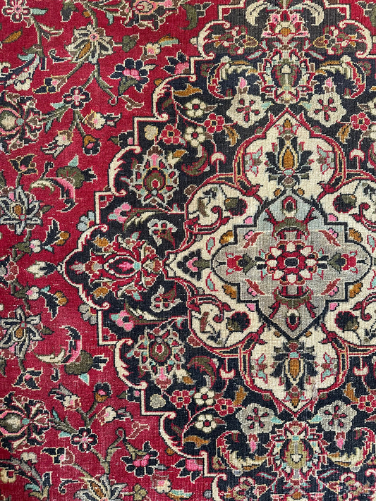 Red Vintage Floral Rug