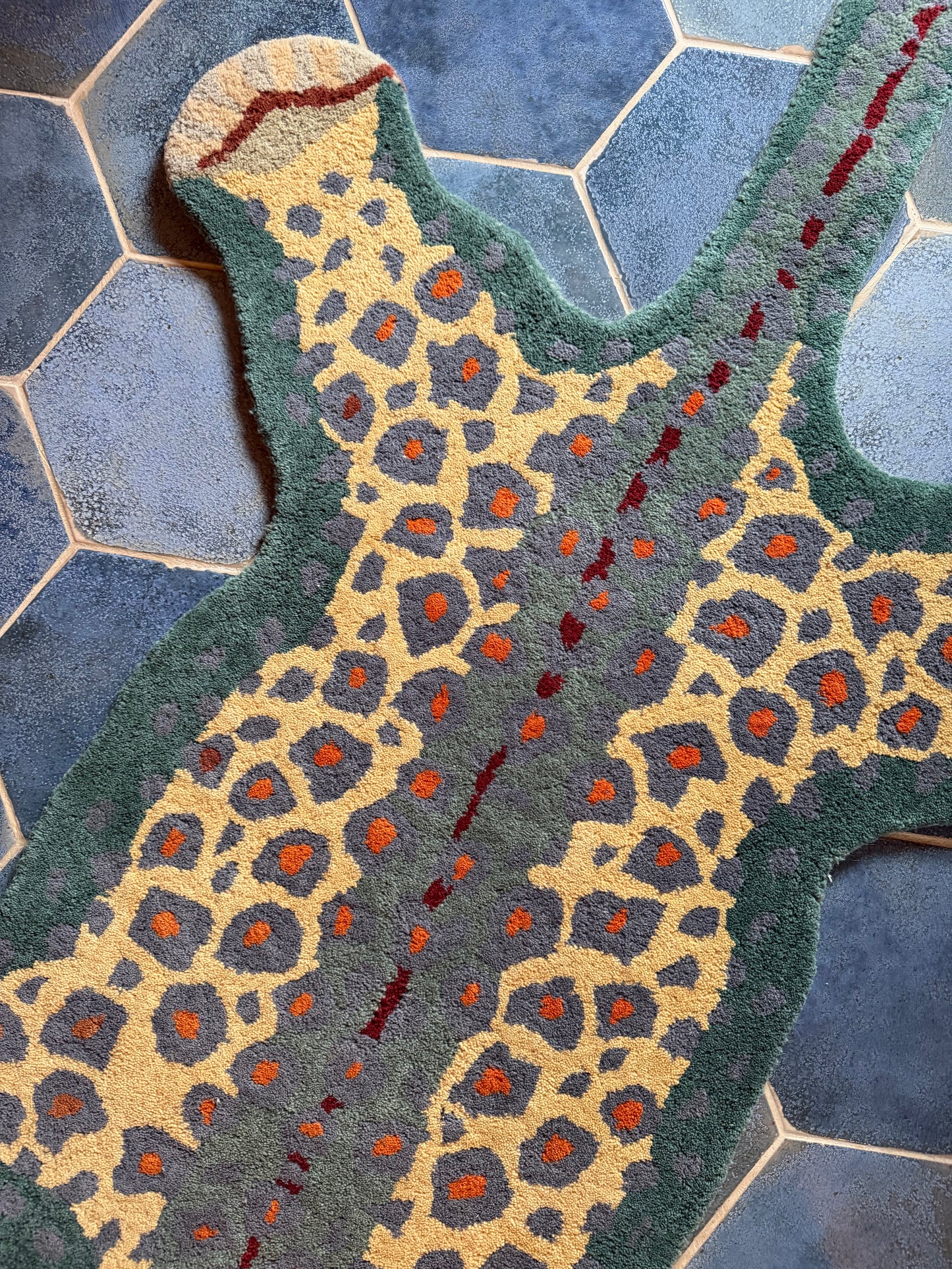 Hand-tufted Wool Cheetah Accent Rug - 3x5
