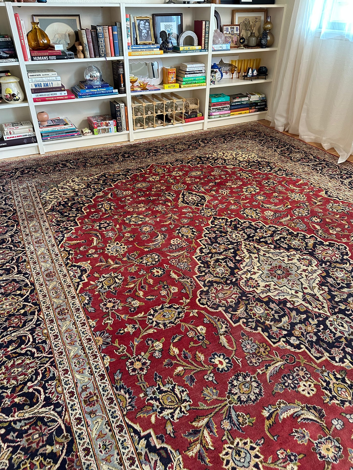 Garnet & Ink Vintage Persian Kashan | 9’8” x 13’