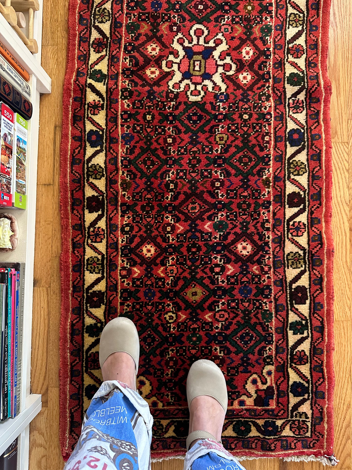 Wildflower Runner - Vintage Handwoven Wool - 2'2" x 5'5"