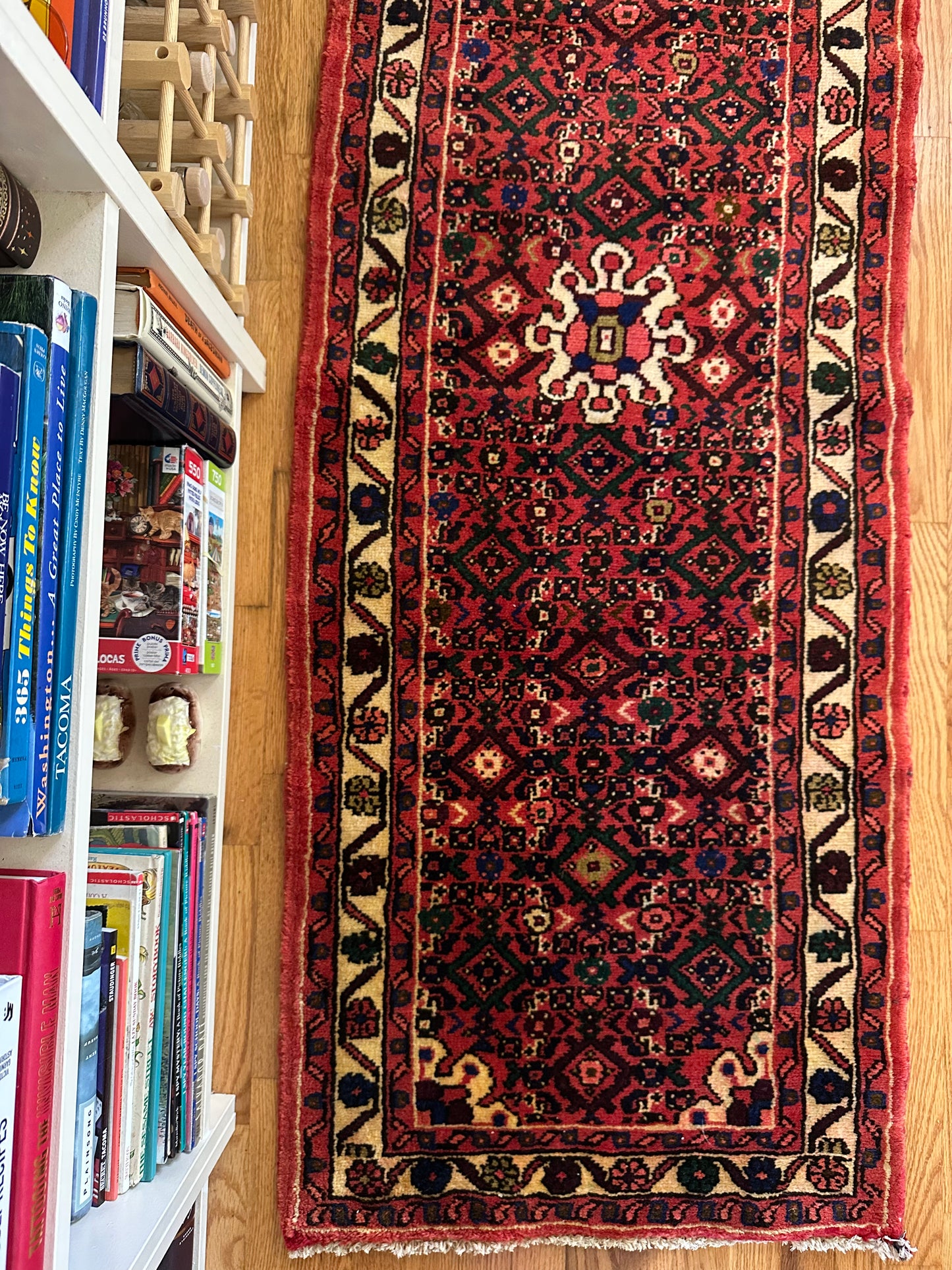 Wildflower Runner - Vintage Handwoven Wool - 2'2" x 5'5"