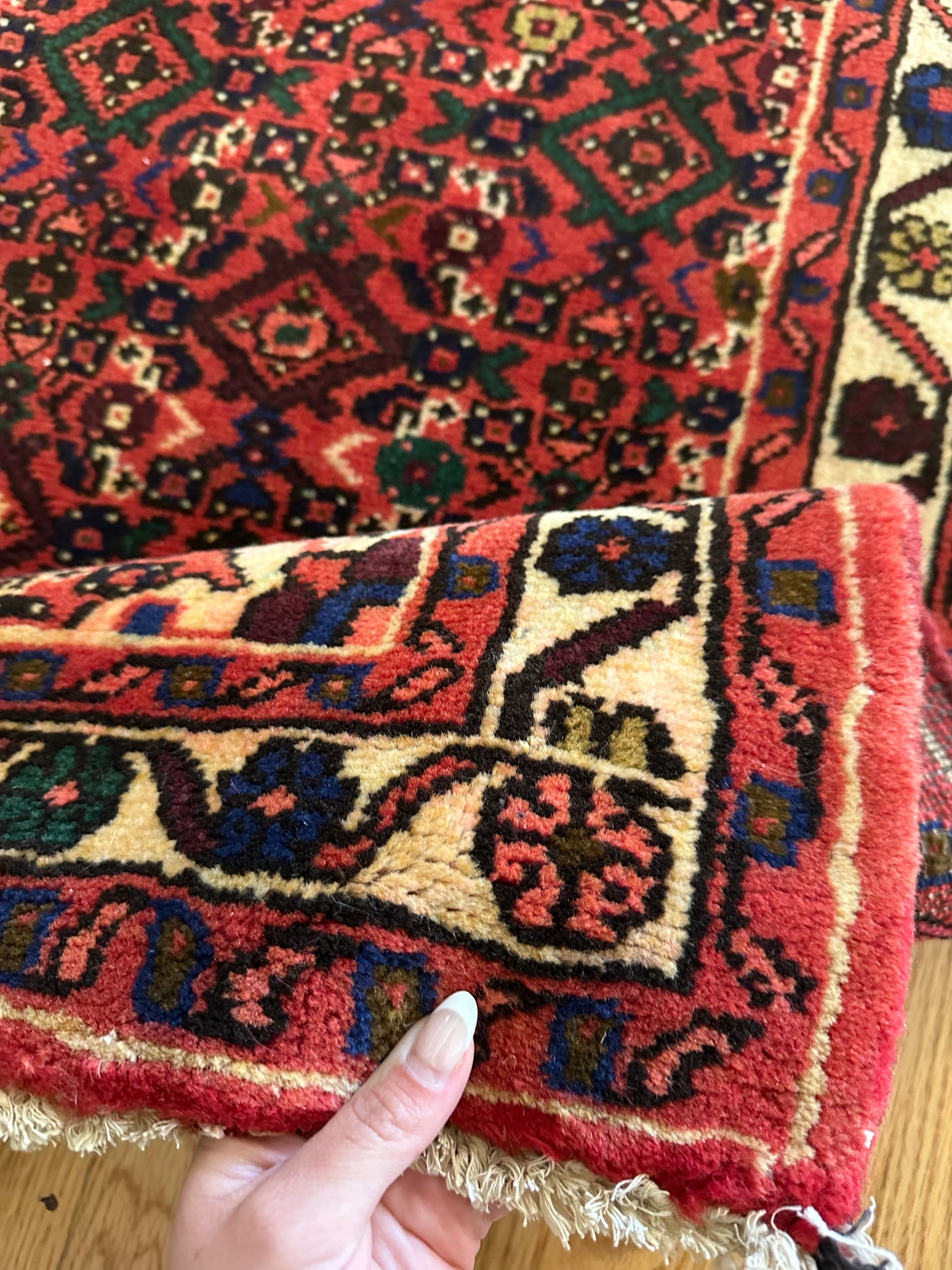 Wildflower Runner - Vintage Handwoven Wool - 2'2" x 5'5"