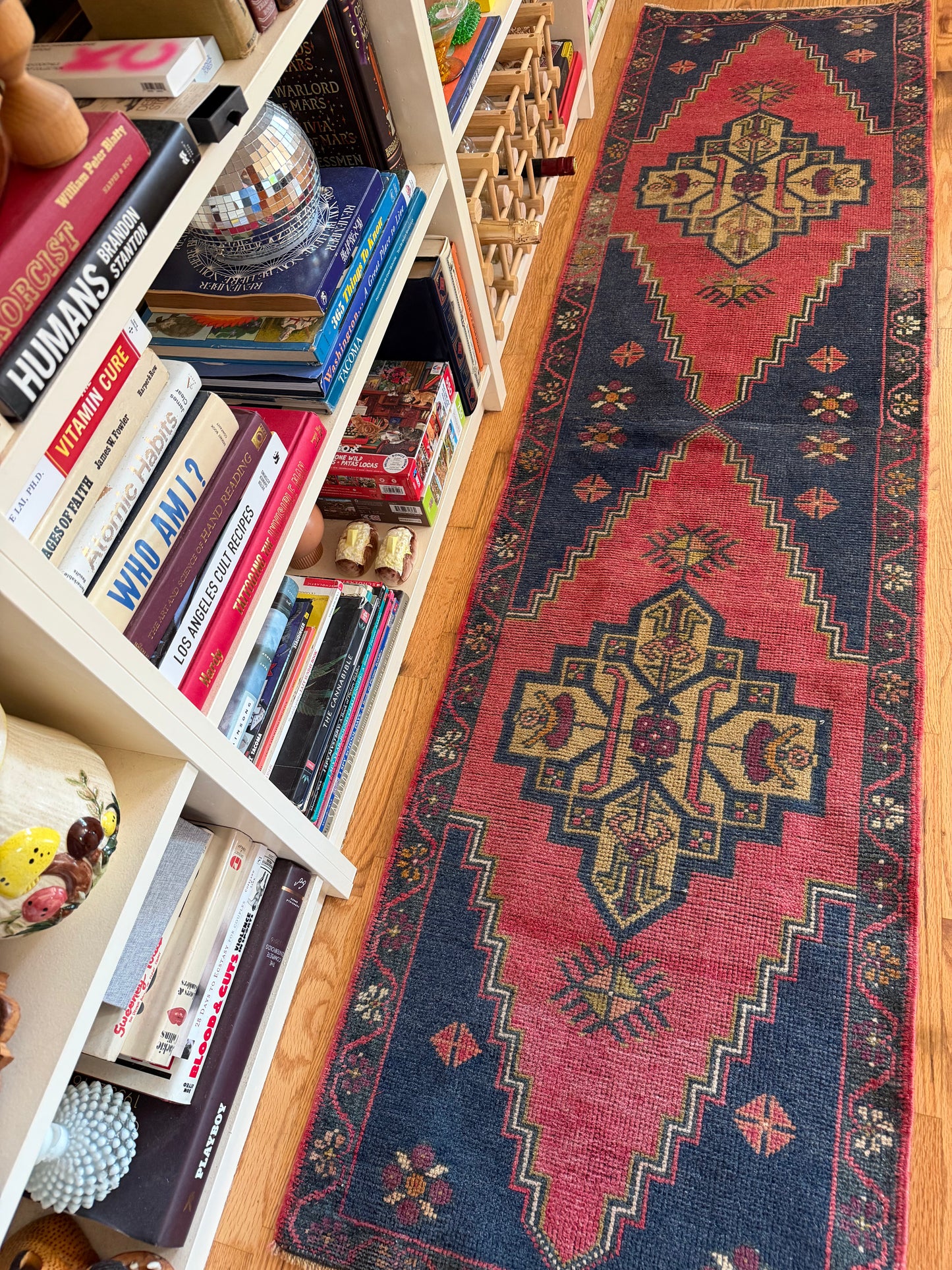 Hearth & Bloom - Vintage Turkish Runner - 1'11" x 7'7.5"