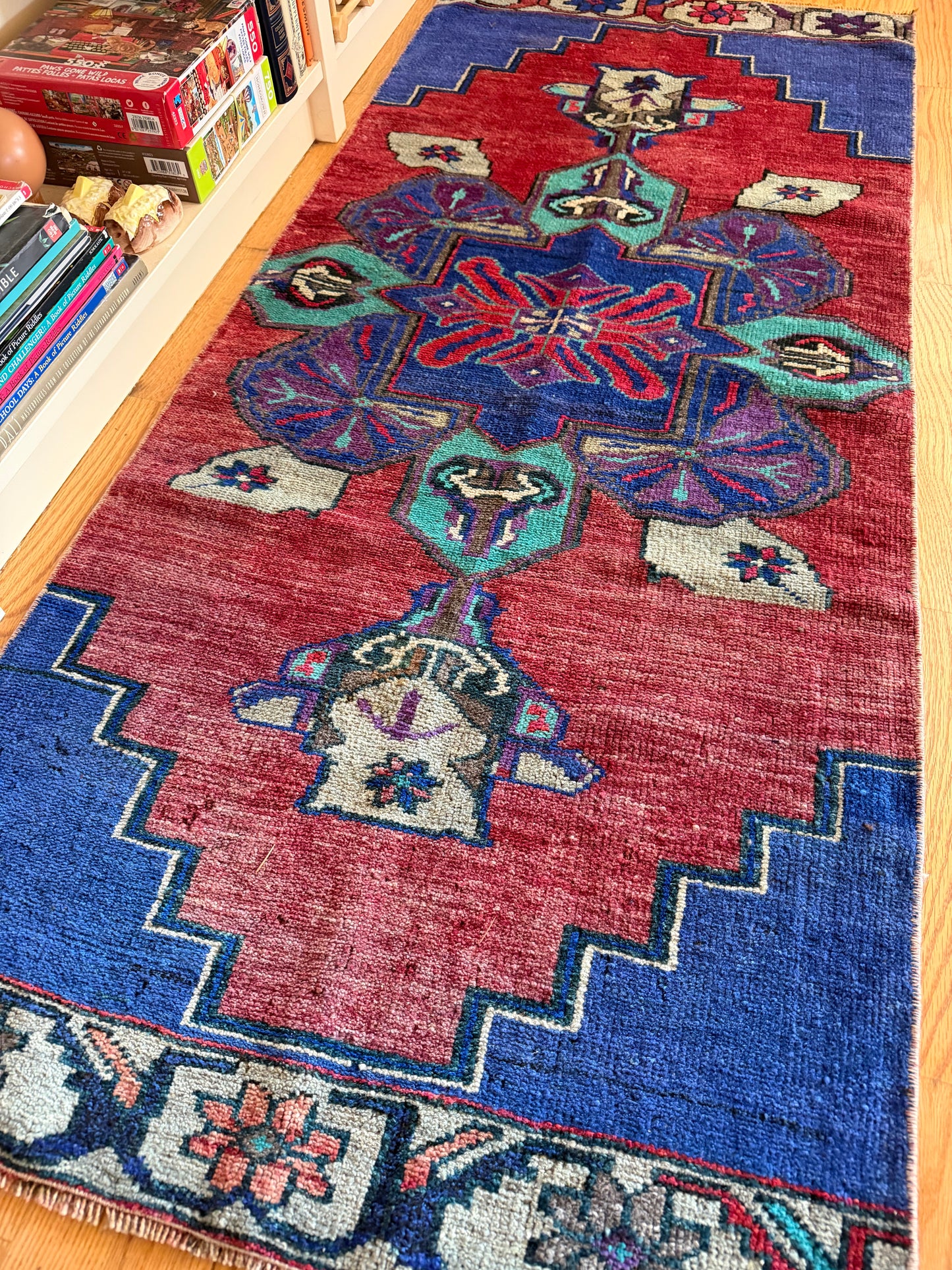 Berry Babe - Vintage Turkish Wool Rug - 2'3.5" x 5'4"