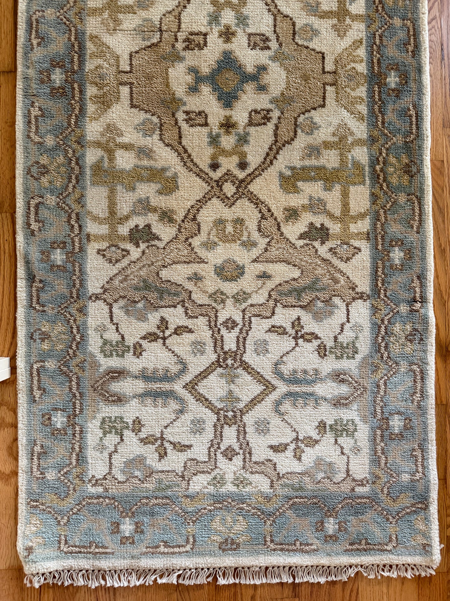 Classic Cream Runner - Modern Wool Oushak - 2'7" x 8'