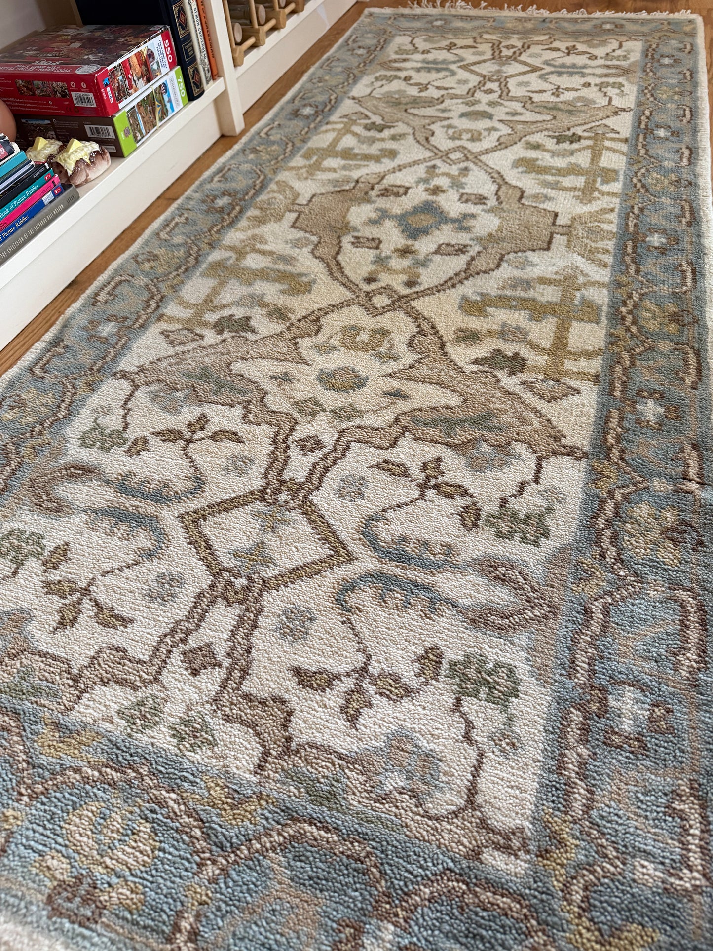 Classic Cream Runner - Modern Wool Oushak - 2'7" x 8'