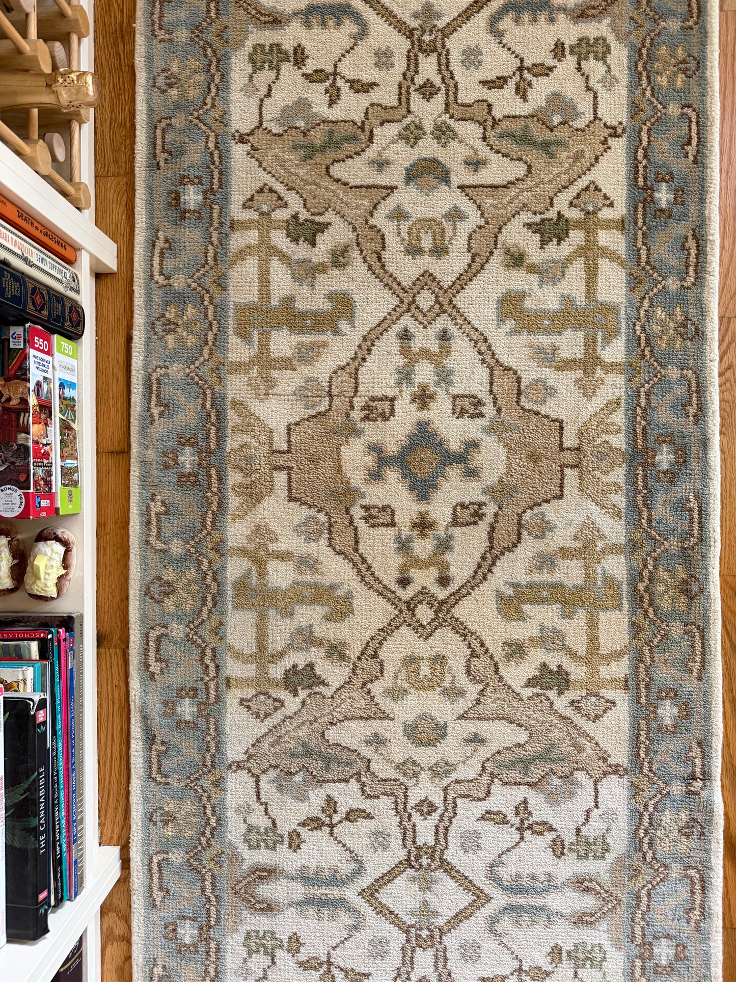 Classic Cream Runner - Modern Wool Oushak - 2'7" x 8'