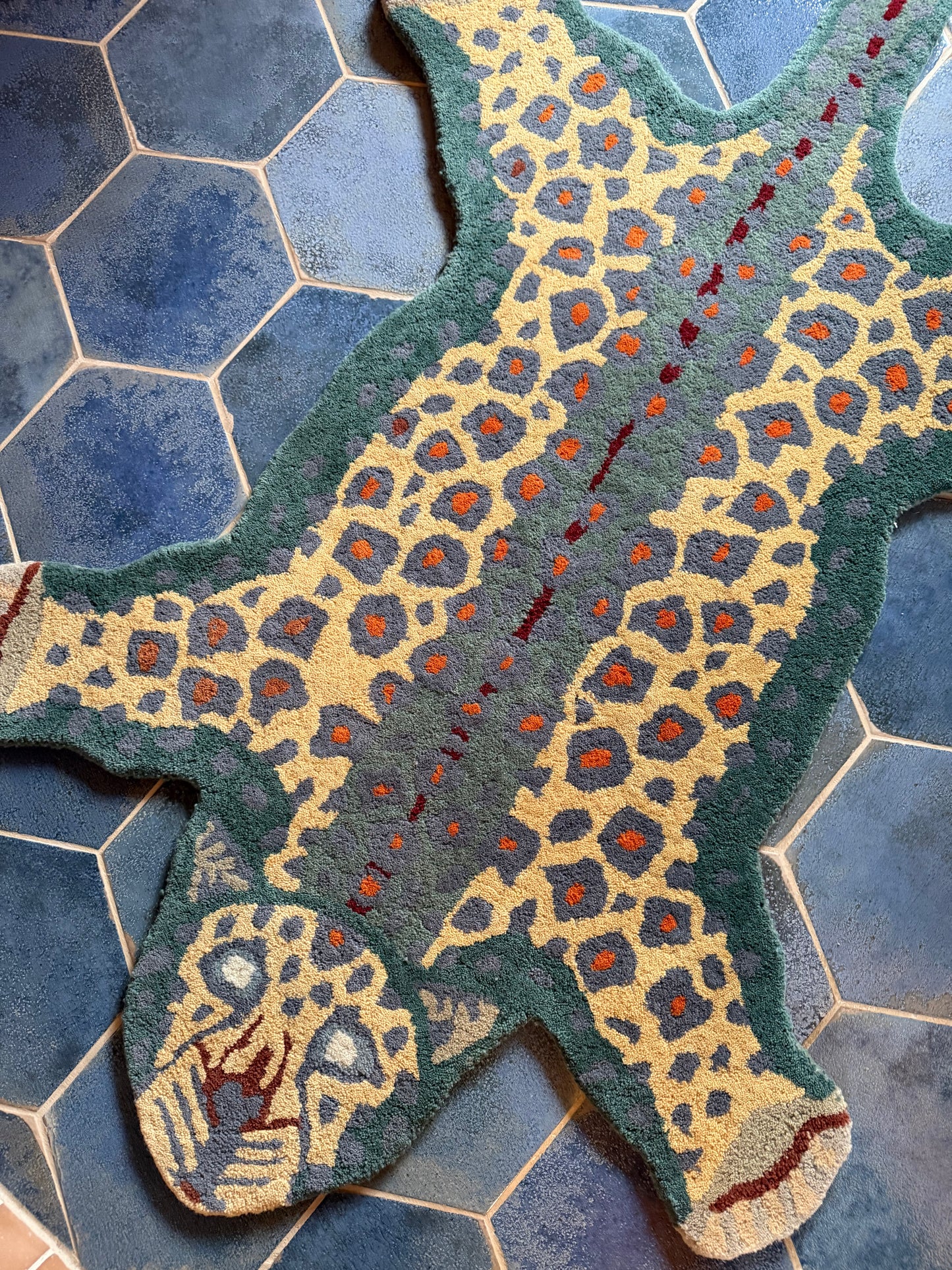 Hand-tufted Wool Cheetah Accent Rug - 3x5
