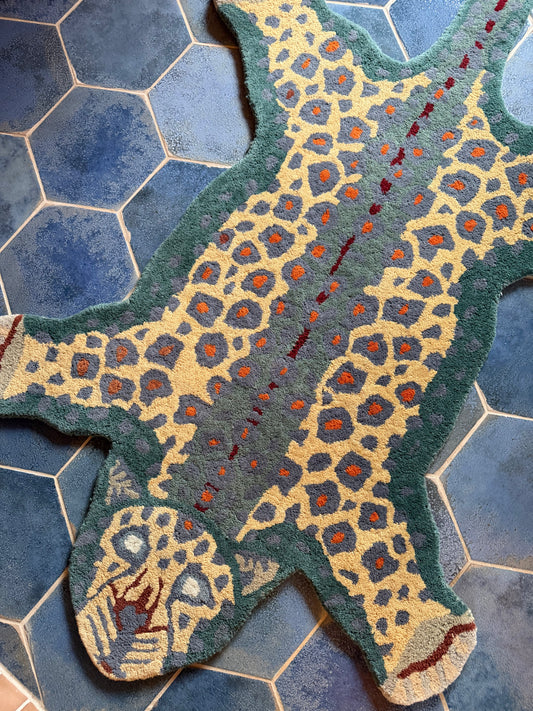 Hand-tufted Wool Cheetah Accent Rug - 3x5
