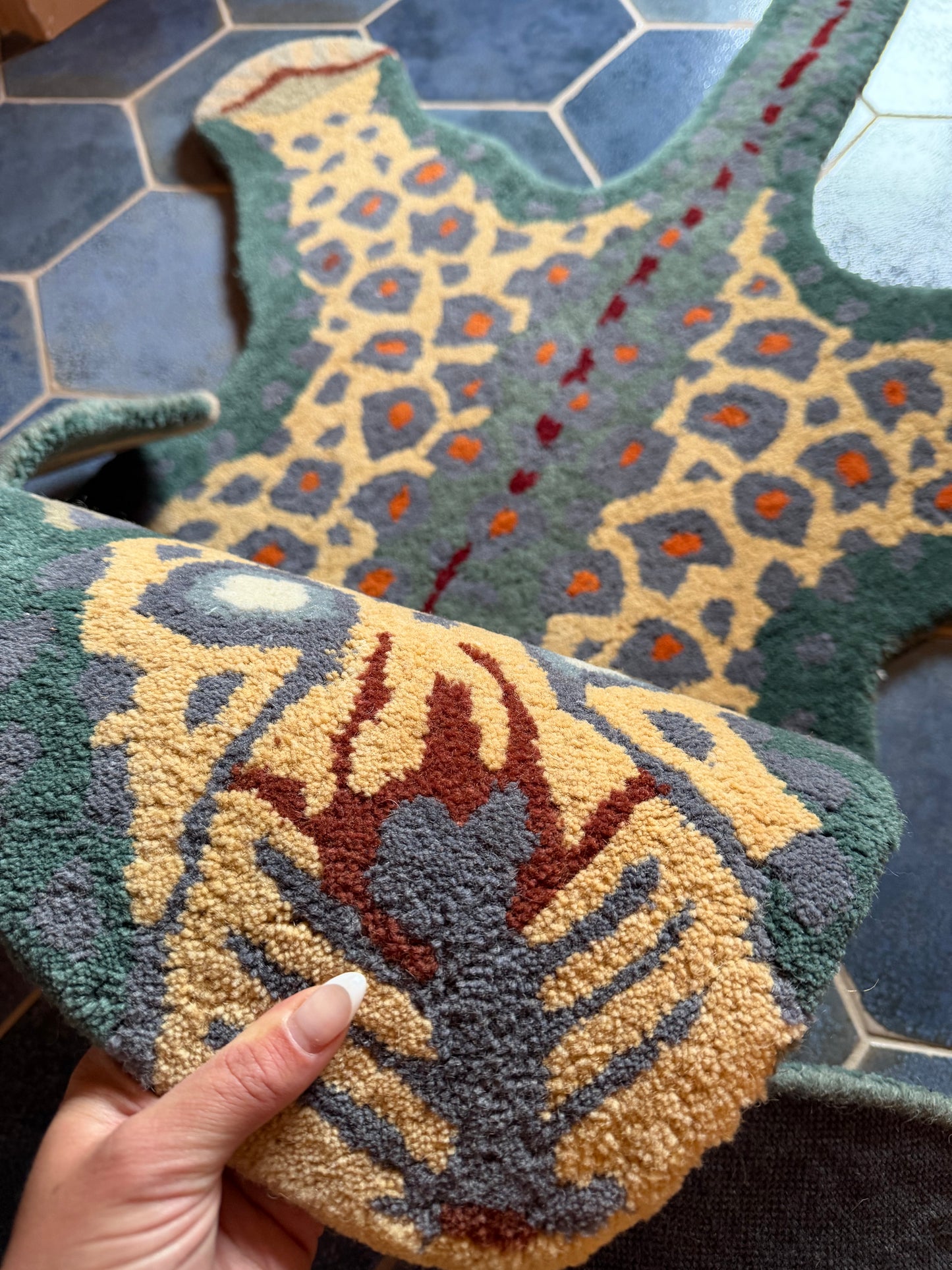 Hand-tufted Wool Cheetah Accent Rug - 3x5