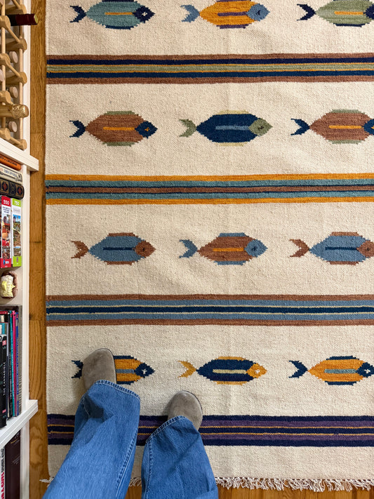 Mariner - Modern Wool Flat-weave Rug - 4x6
