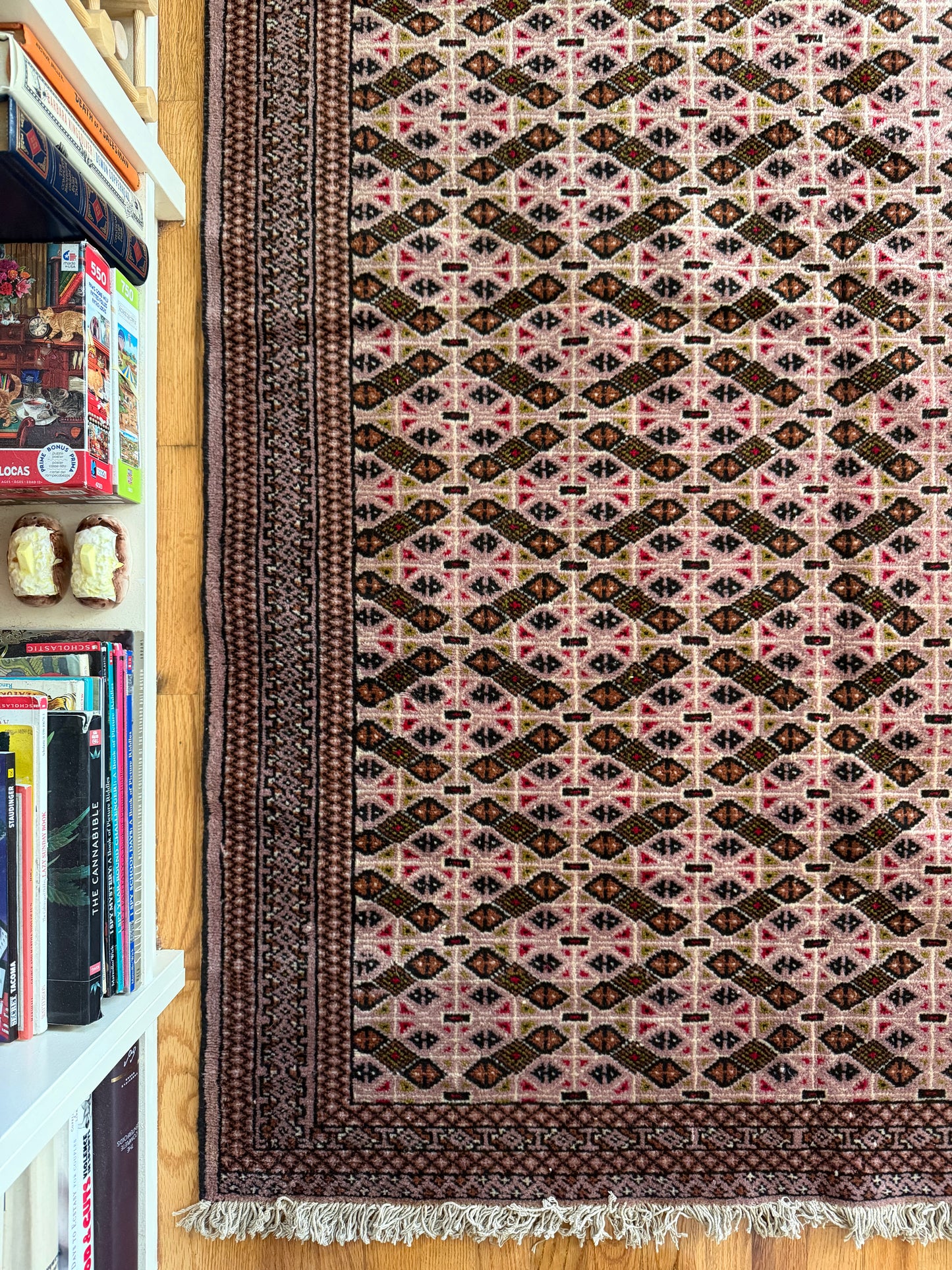 Vintage Persian Turkmen Rug - 6'5" x 4'5"