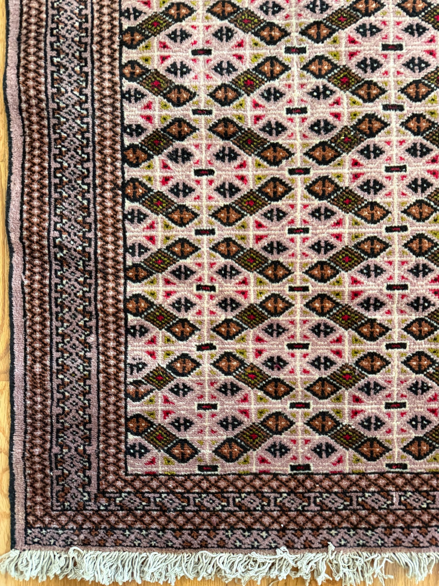 Vintage Persian Turkmen Rug - 6'5" x 4'5"