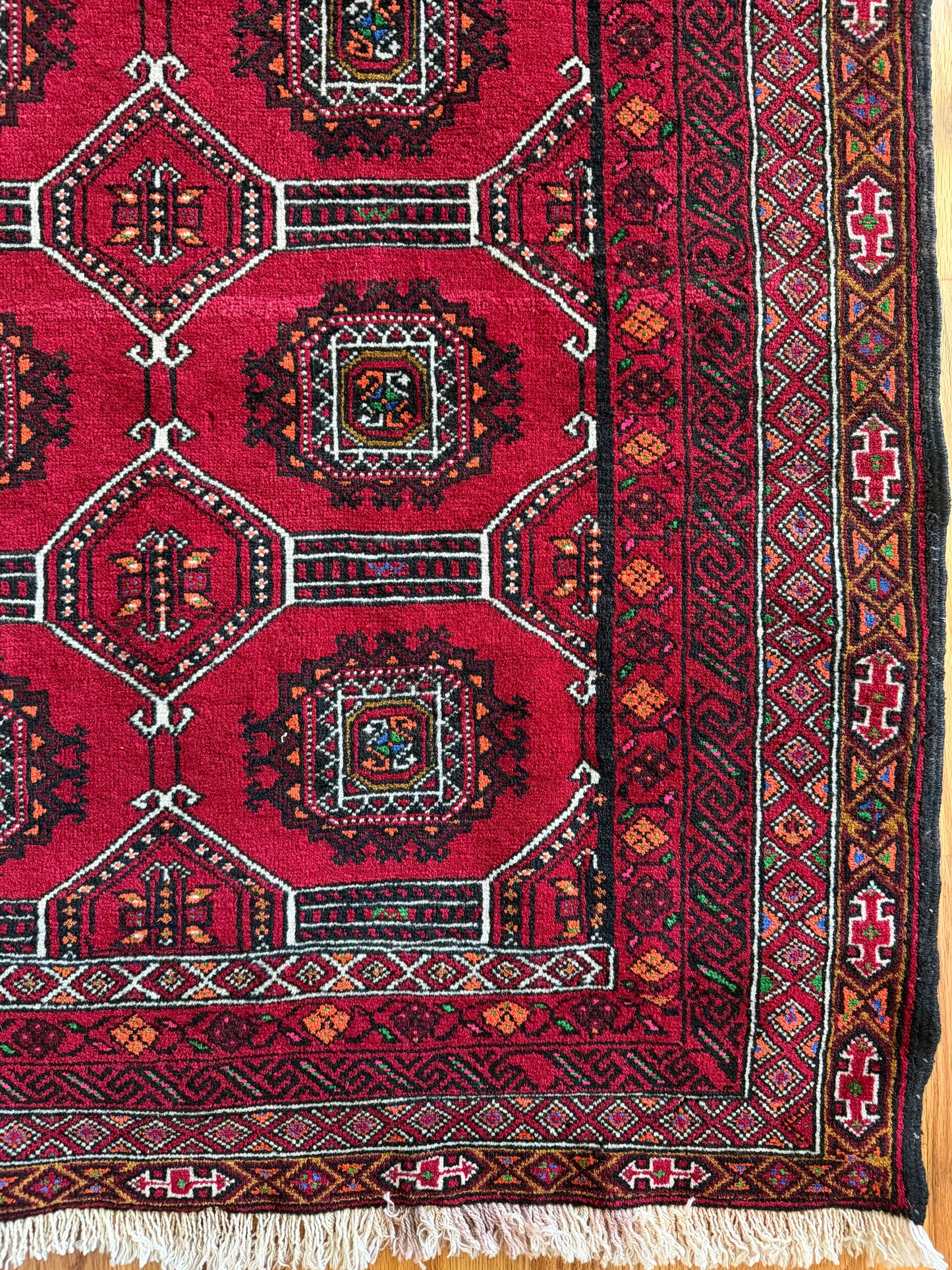 Vintage Tribal Baluchi Rug - 6'10" x 3'7"