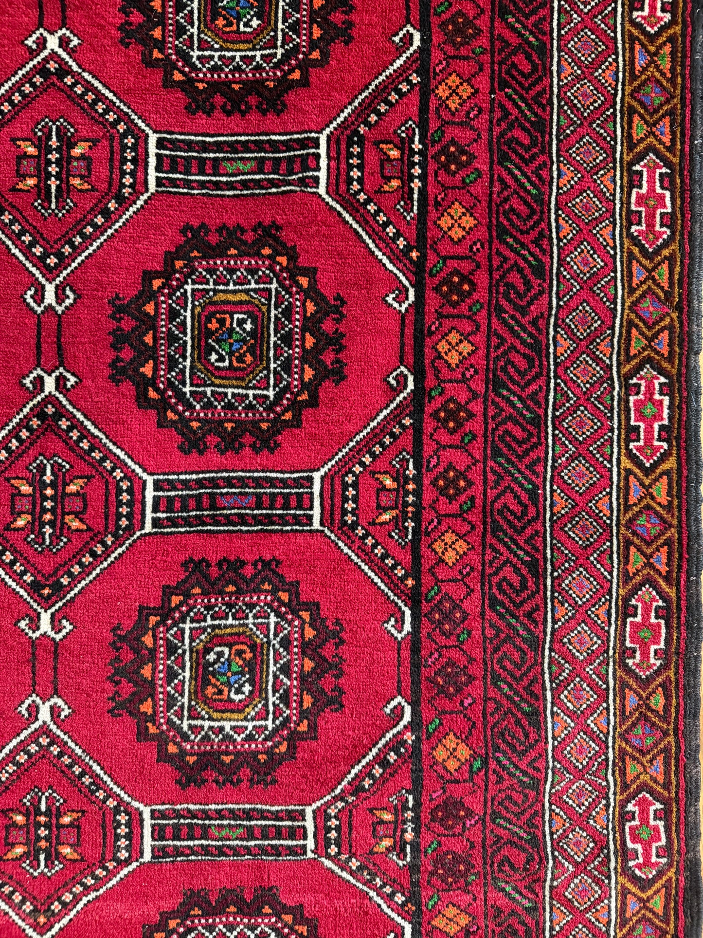 Vintage Tribal Baluchi Rug - 6'10" x 3'7"