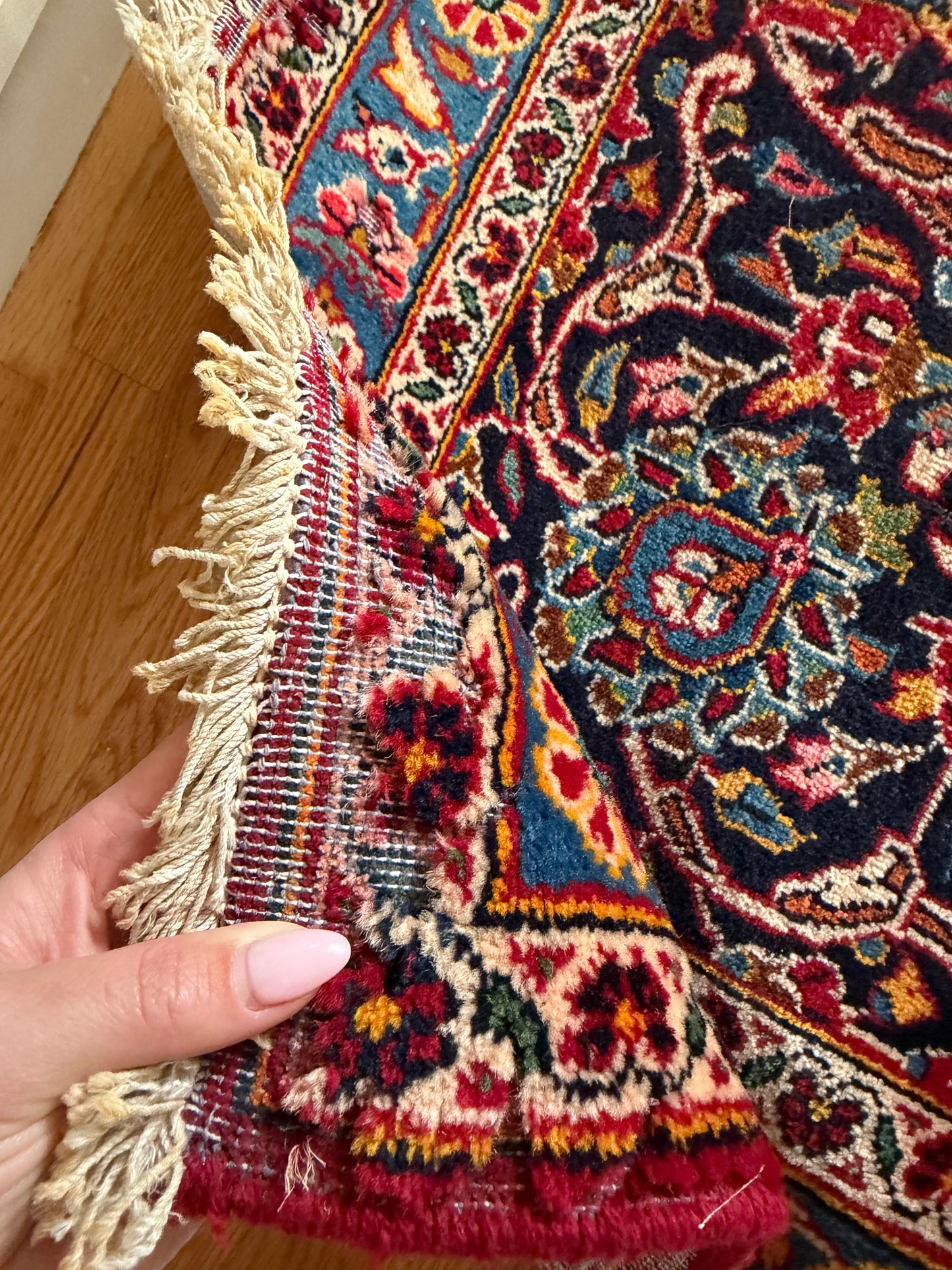 Kashan Royale | Vintage Persian Kashan Rug • 9'1" x 12'3"