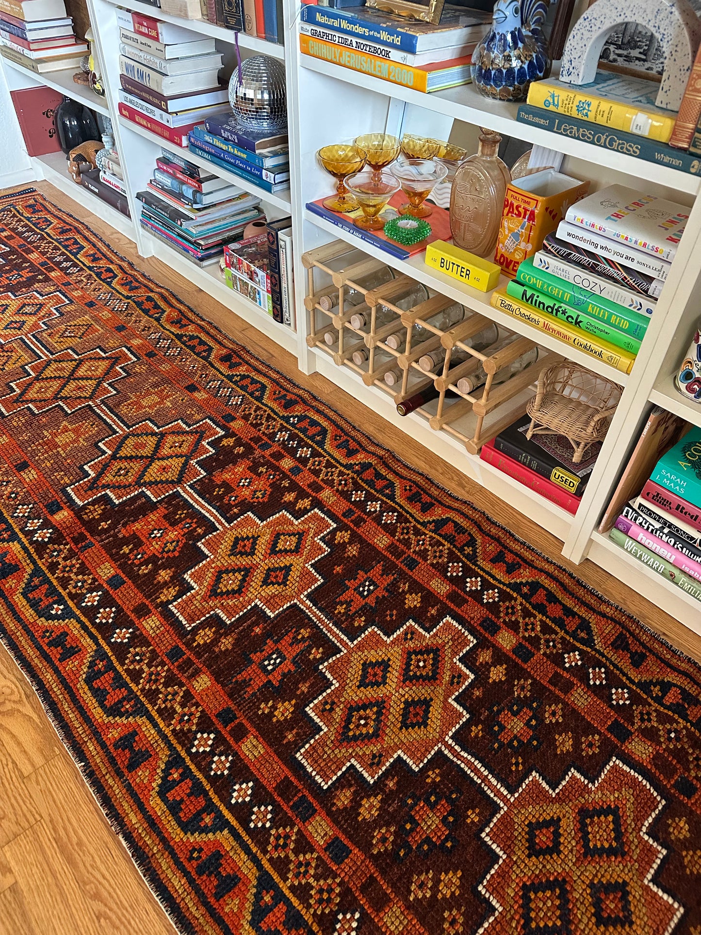 Mesa - Vintage Wool Herki Runner - 2'8" × 10'6"