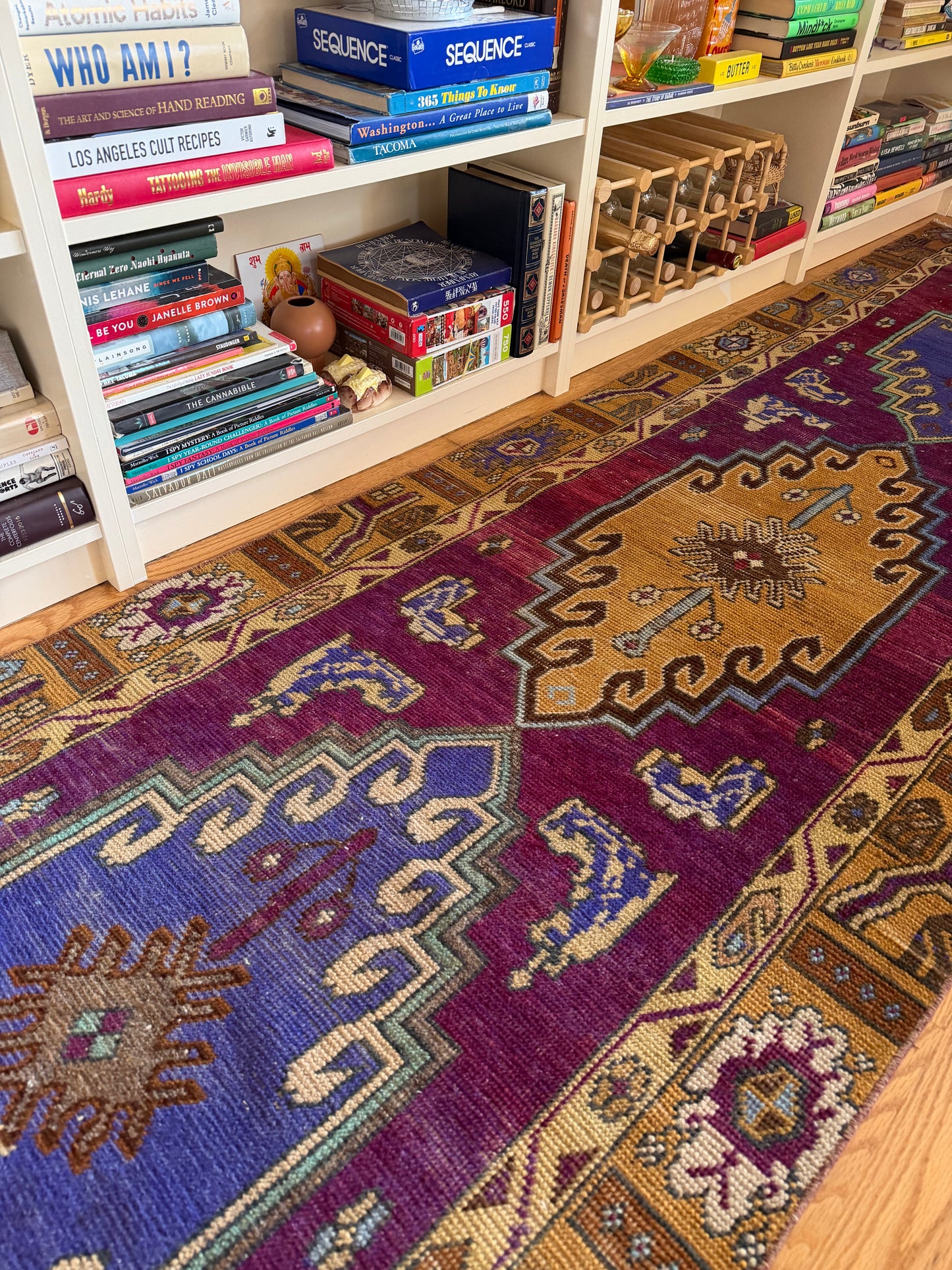 Amethyst | Vintage Hand-Knotted Wool Runner • 2'11" x 10'10"