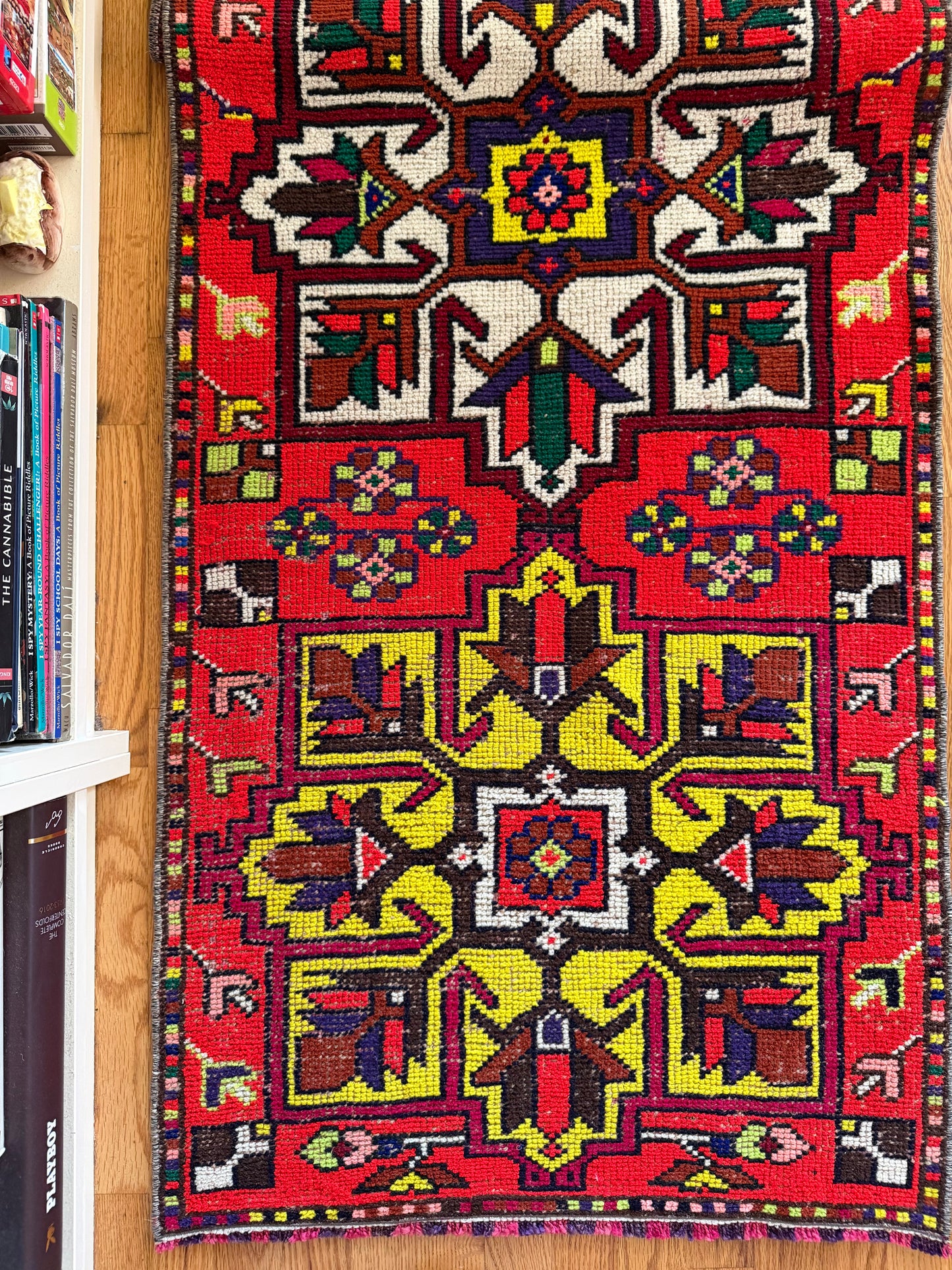Carnelian | Vintage Hand-Knotted Wool Runner • 2'3" x 11'1"
