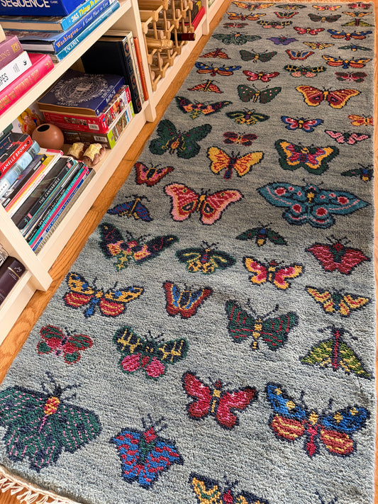 The Butterfly Effect | Modern Wool Hand-Tufted Runner • 2'6" x 8'