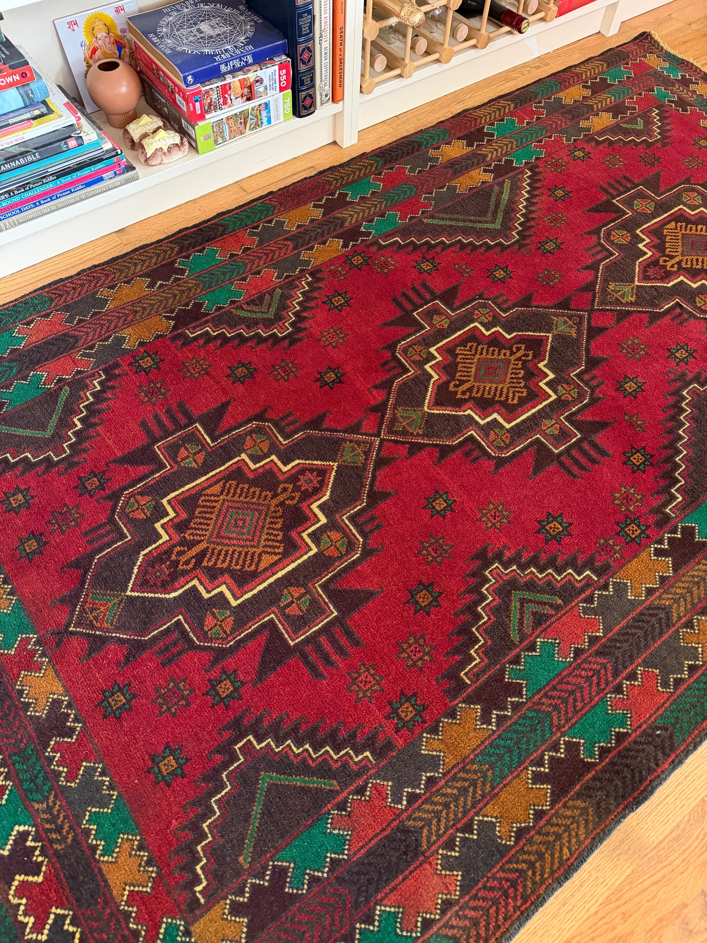 Autumn | Vintage Afghan Baluch Area Rug • 3'9" x 6'5"