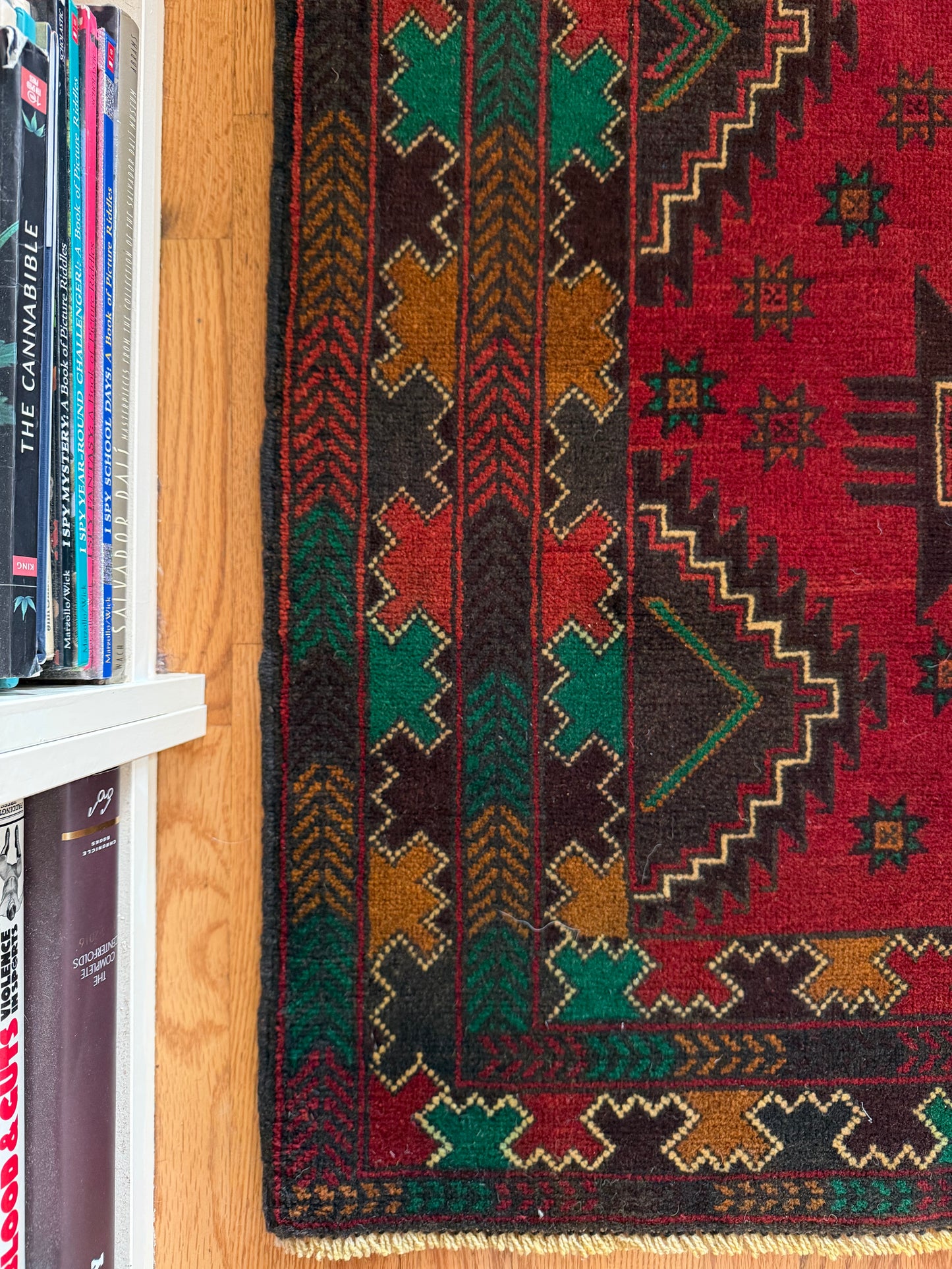 Autumn | Vintage Afghan Baluch Area Rug • 3'9" x 6'5"
