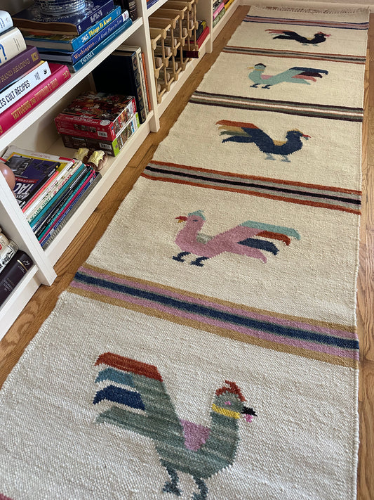 The Songbird Stripe Runner — 2’6” x 10’ Wool Runner