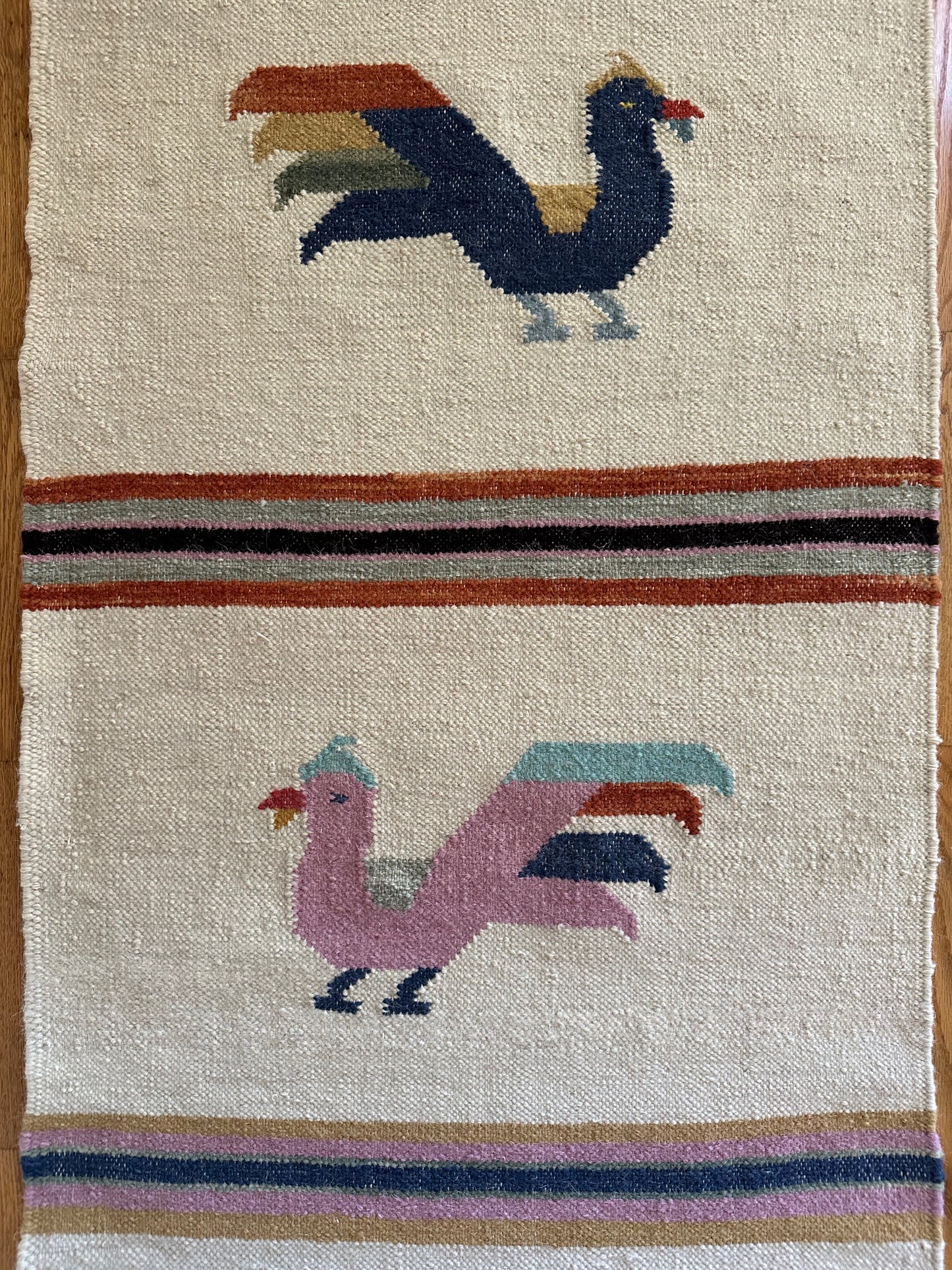 The Songbird Stripe Runner — 2’6” x 10’ Wool Runner