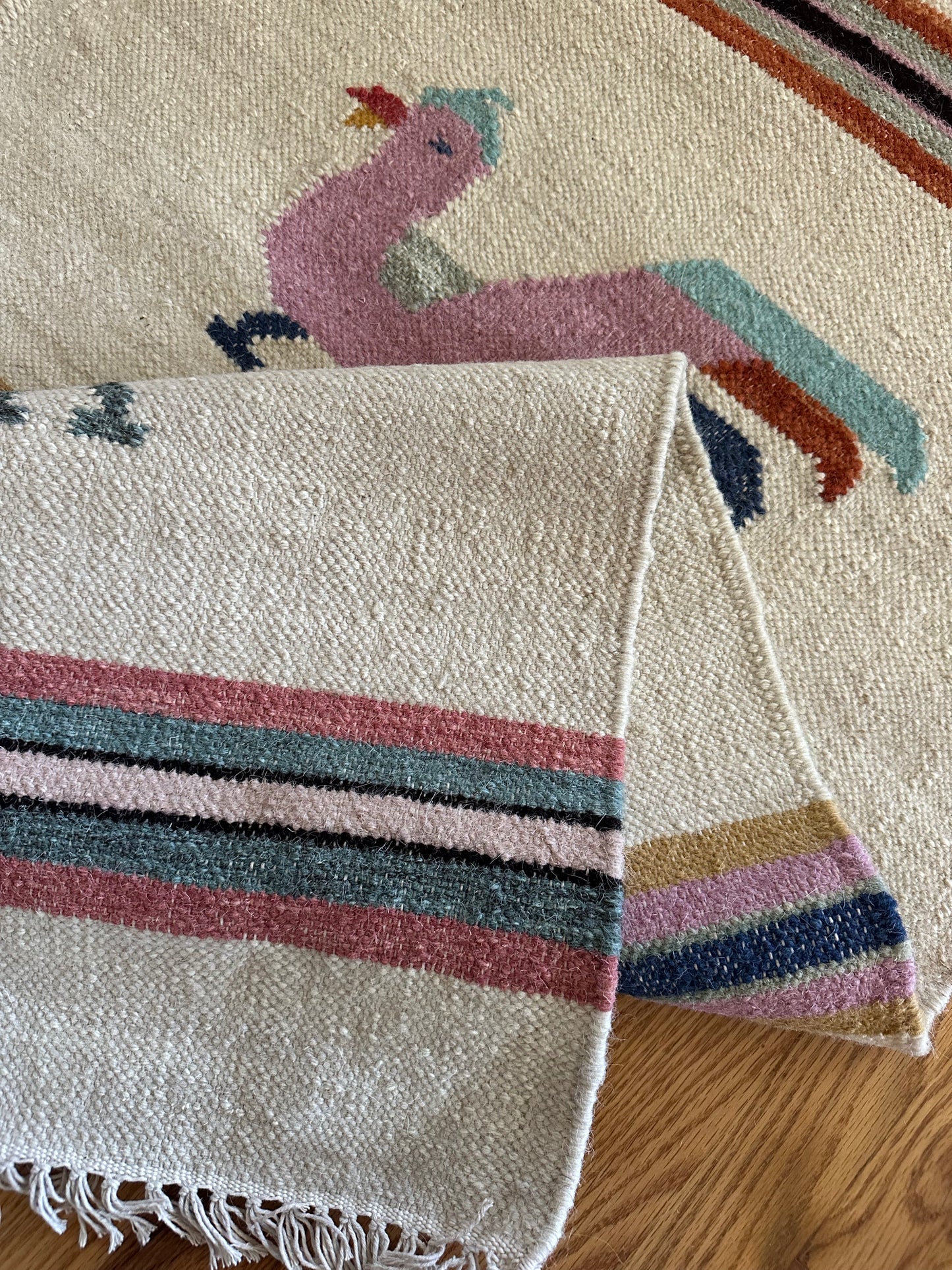 The Songbird Stripe Runner — 2’6” x 10’ Wool Runner