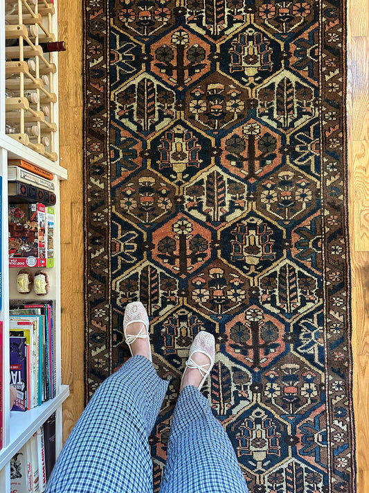 Vintage Persian Bakhtiari Runner – 8’4” x 3’1”