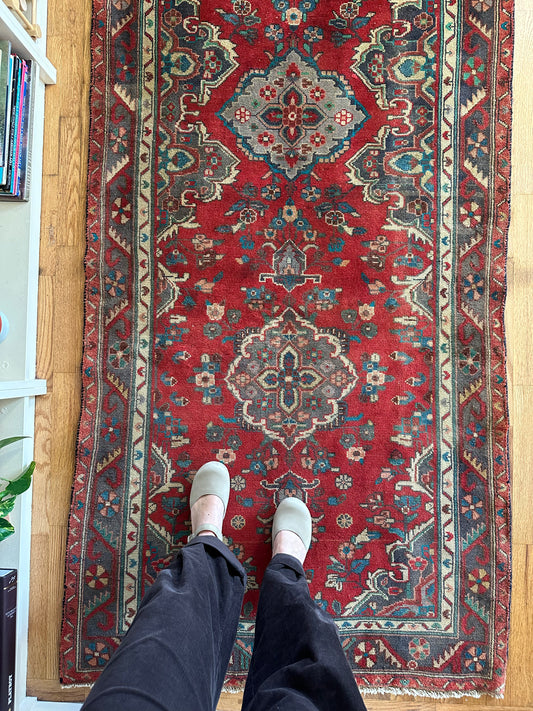 Vintage Persian Runner – 3’6” x 9’11”