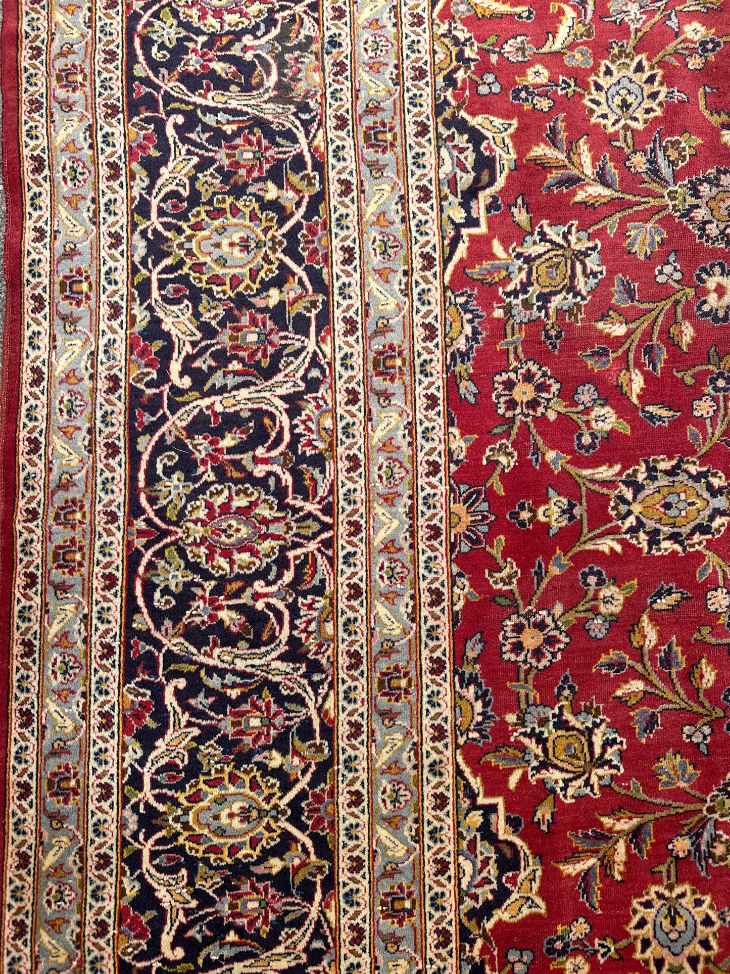 Garnet & Ink Vintage Persian Kashan | 9’8” x 13’
