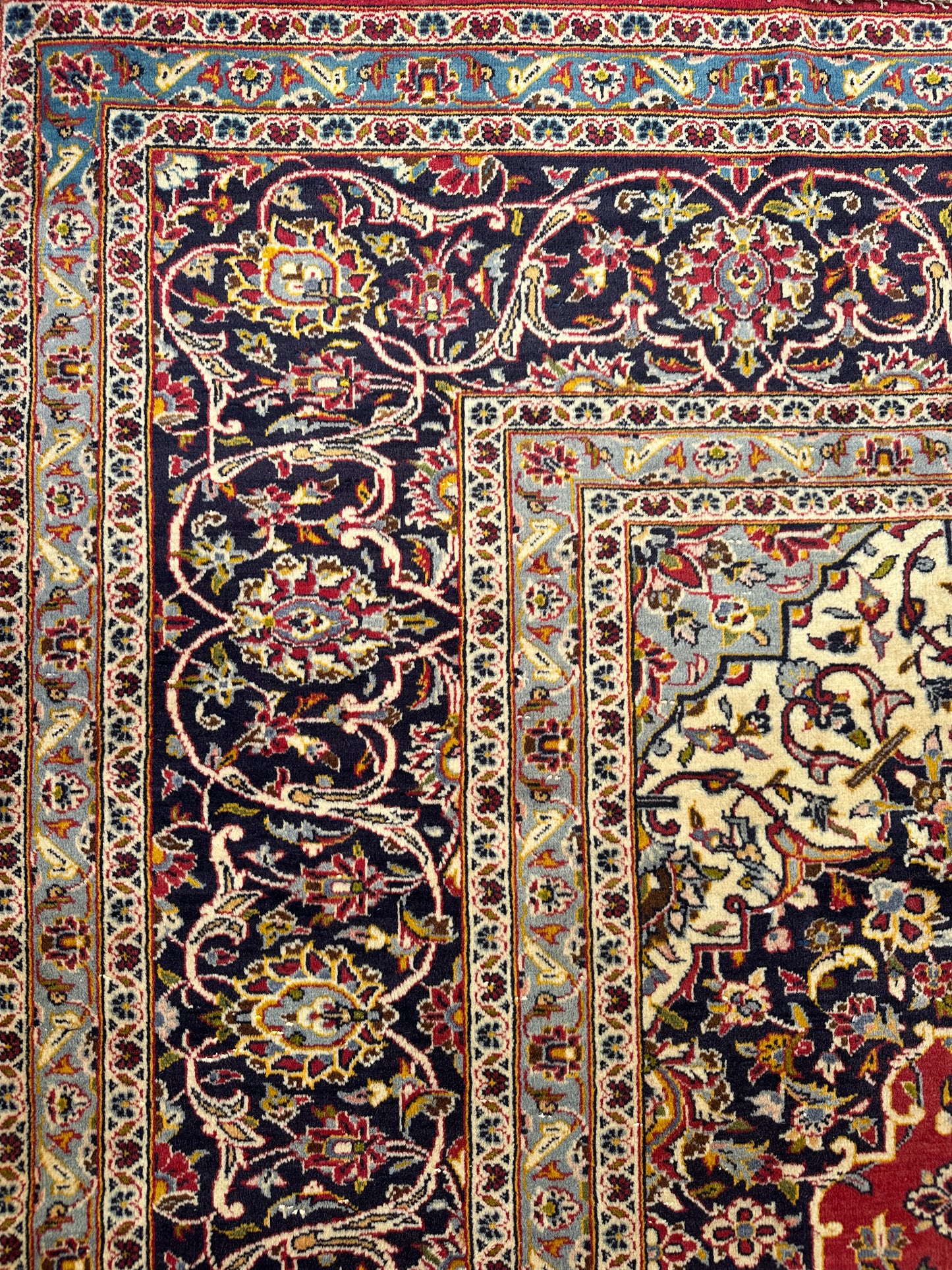 Garnet & Ink Vintage Persian Kashan | 9’8” x 13’