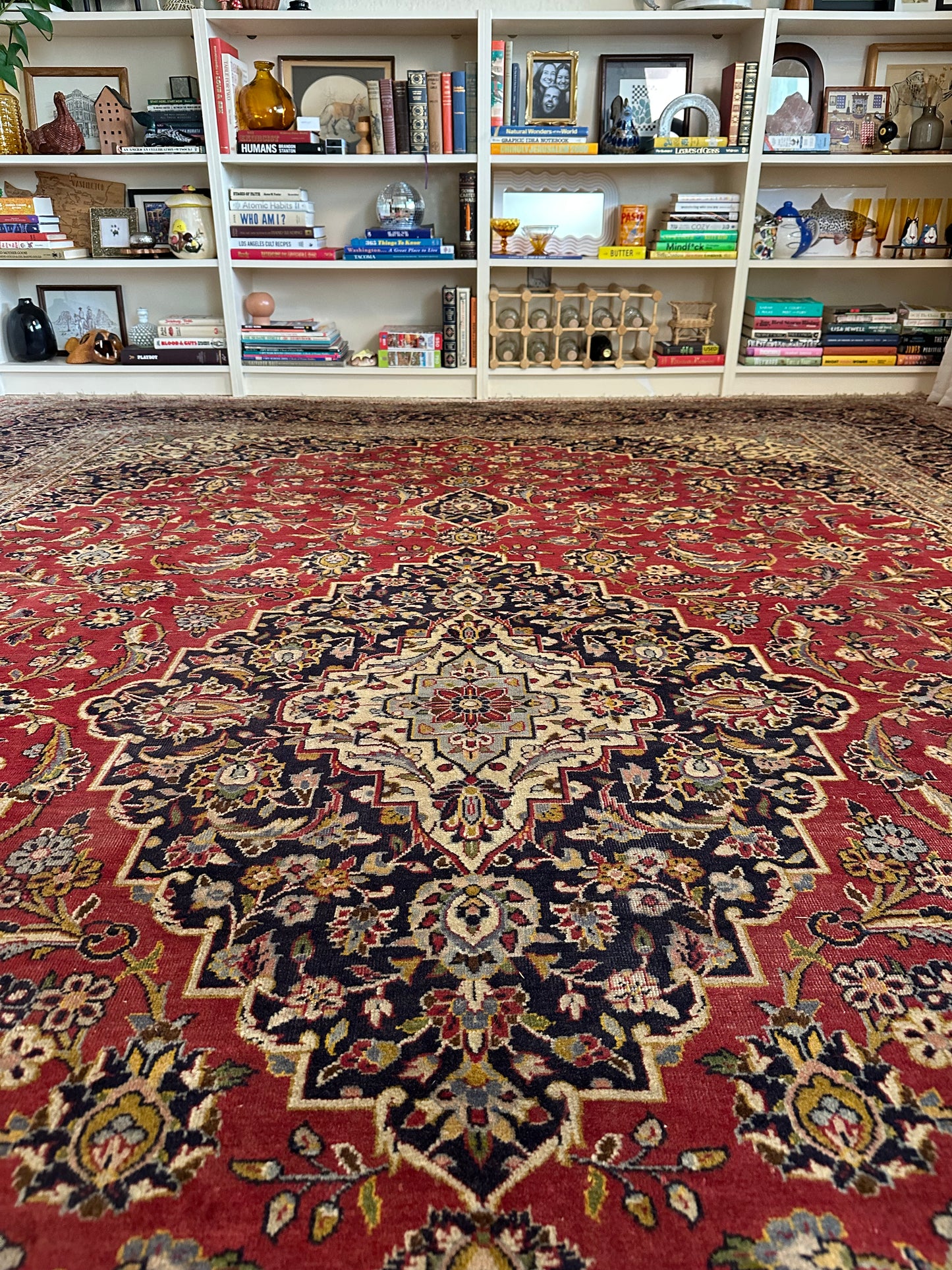 Garnet & Ink Vintage Persian Kashan | 9’8” x 13’